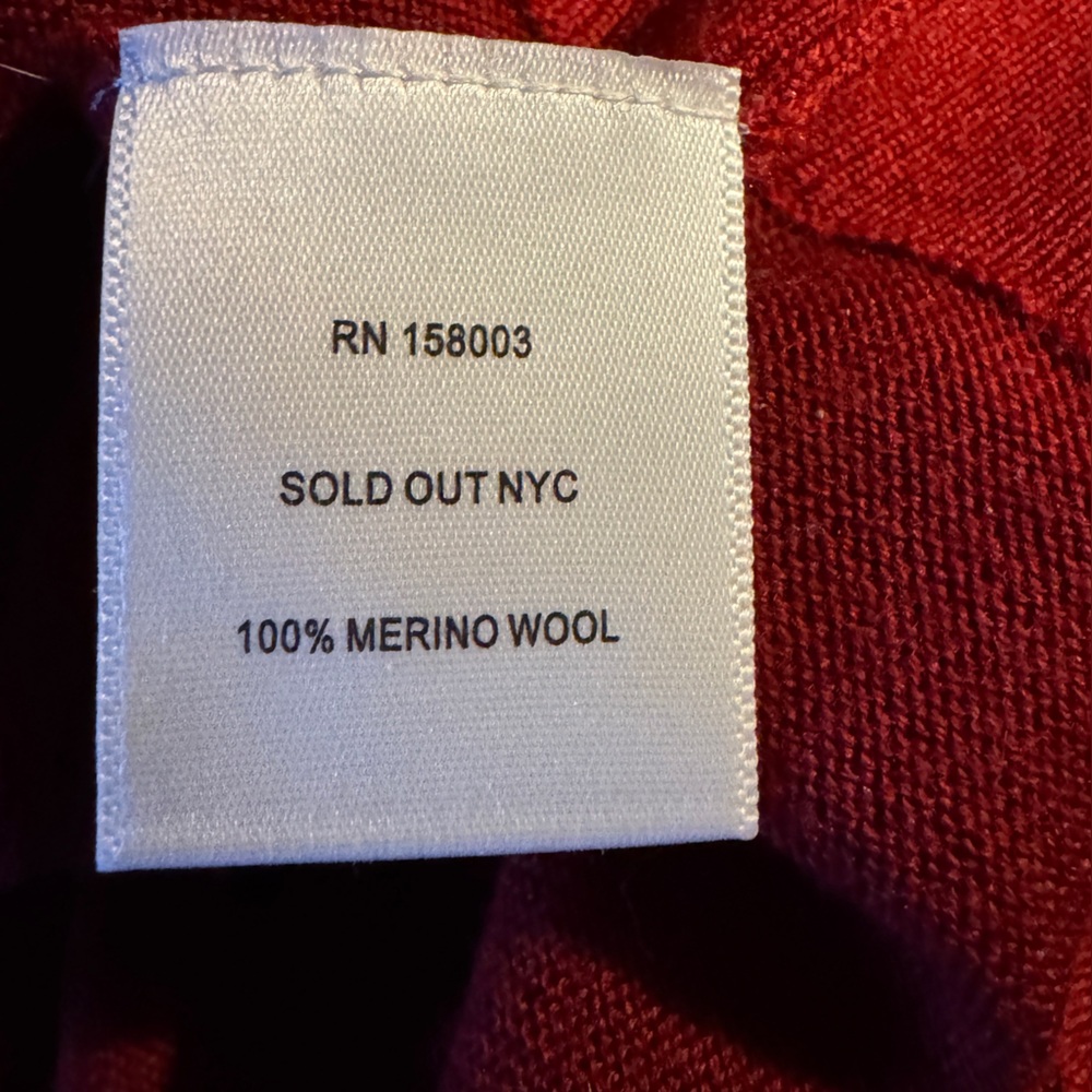 Sold Out NYC Merino Cardigan - Picture 5 of 6